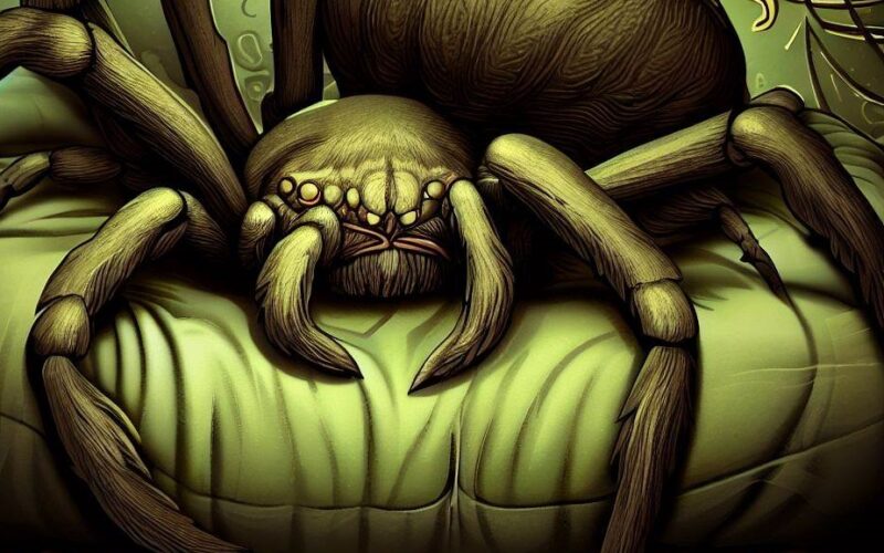 Sennik: Duży pająk - znaczenie snu