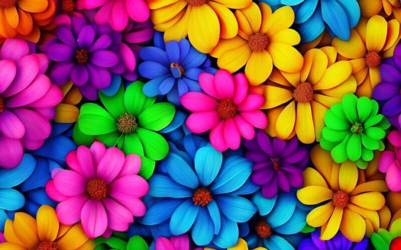 Sennik - Kwiaty kolorowe: Znaczenie snu